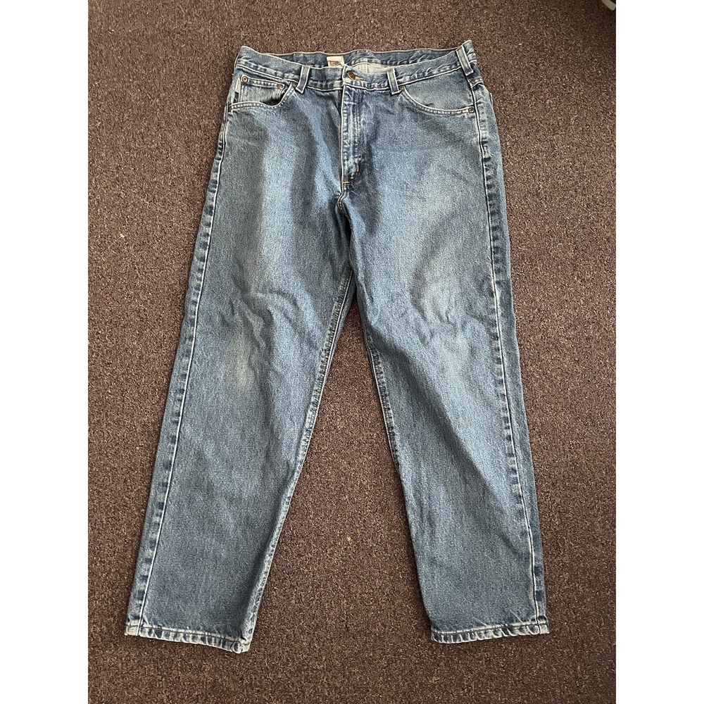 Carhartt Work‎ Jeans Mens 38x30 Relaxed Fit Blue Vintage Denim SI34